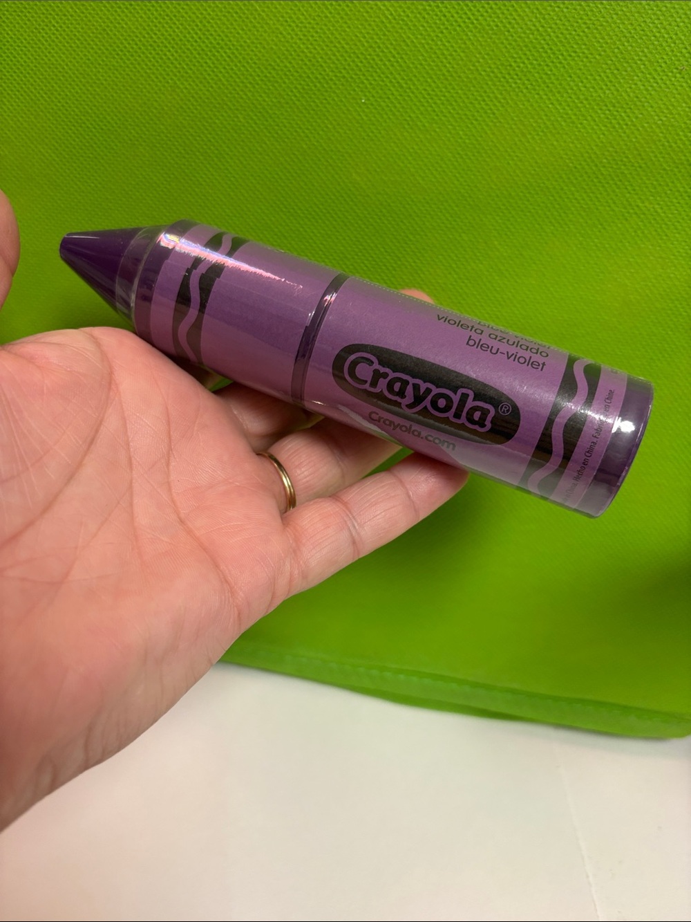 Wendy’s Crayola Blue Violet Crayon